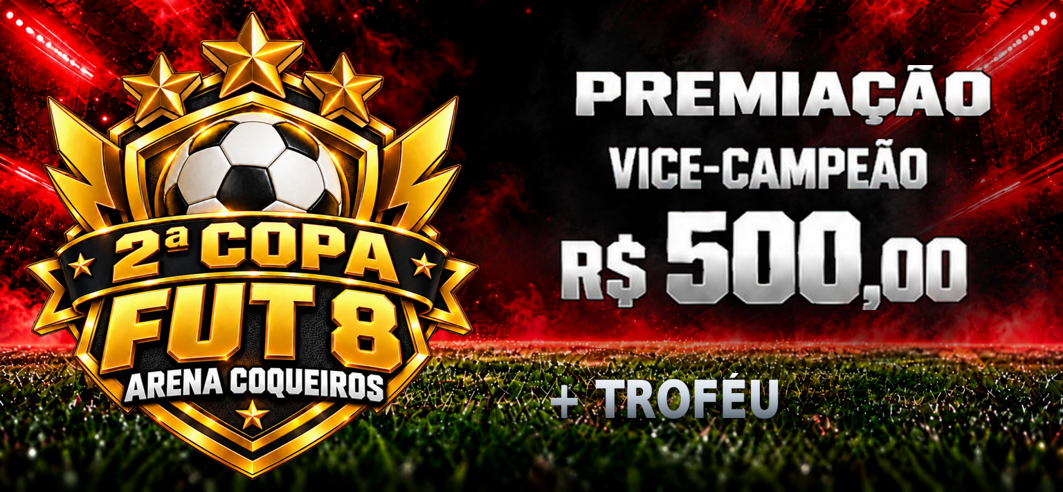 Premiação do vice-campeão: R$ 500,00 mais troféu.